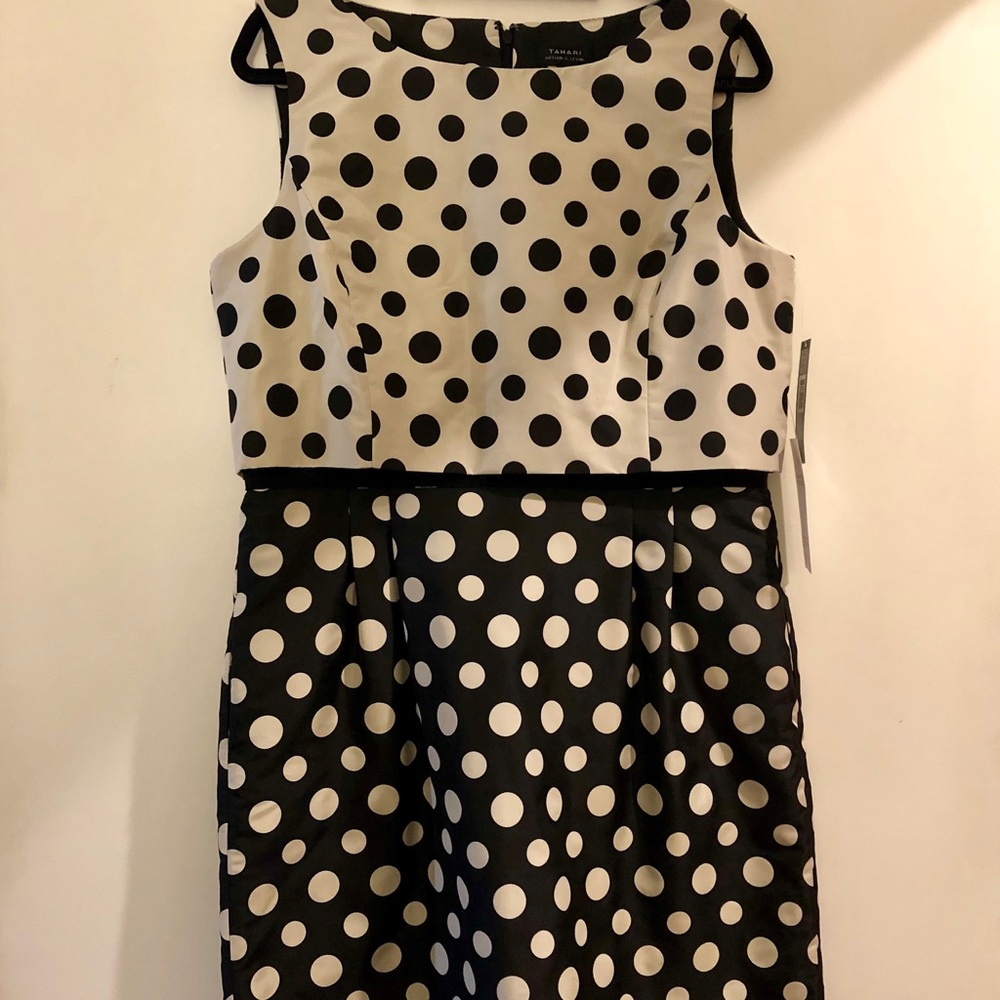 NWT Mod polka dot cocktail dress